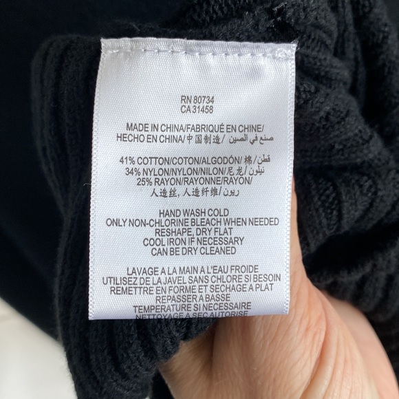 BCBG MaxAzria Cowl Neck Sweater Dress - Picture 7 of 7